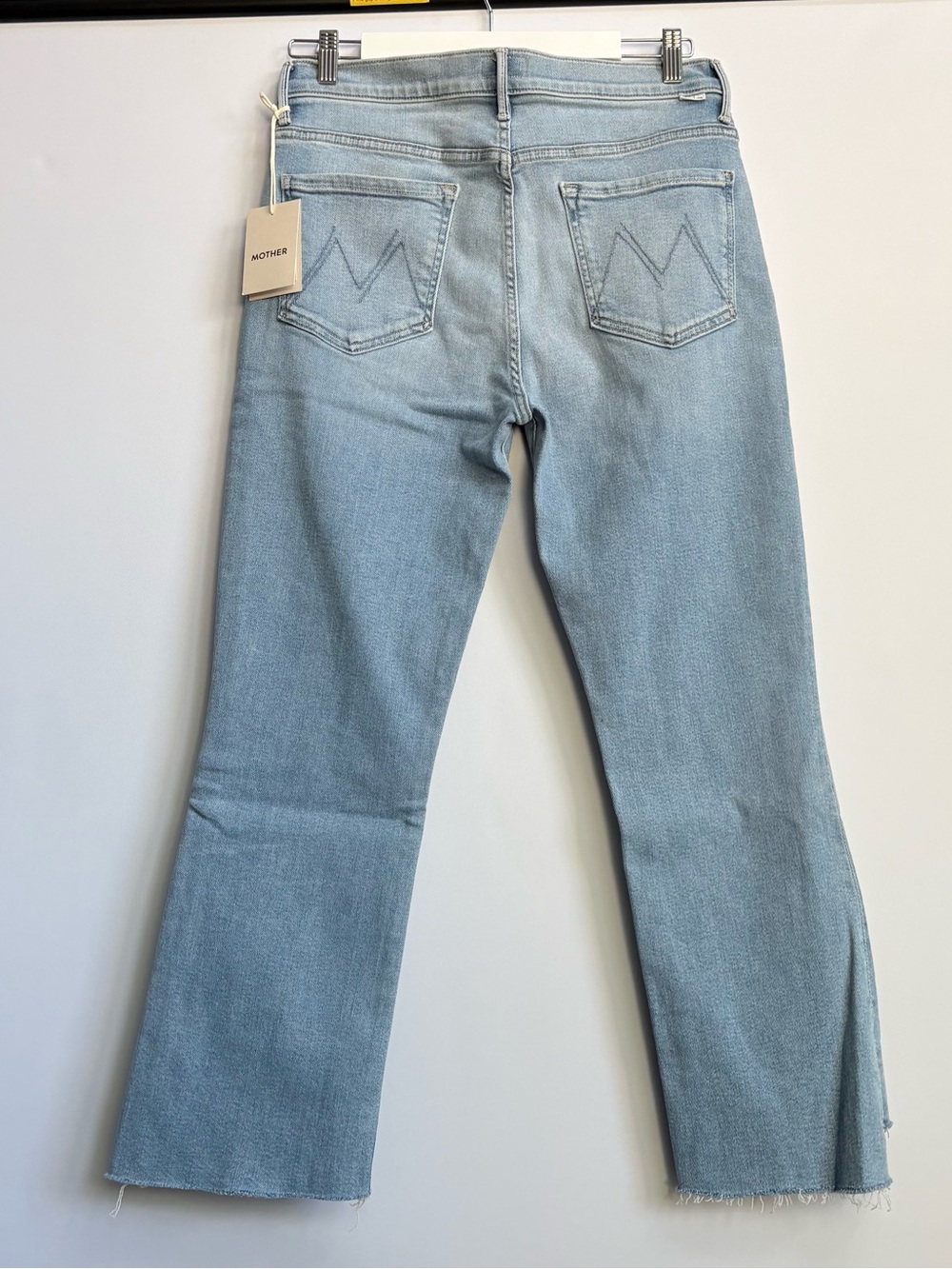 NWT MOTHER The Insider Crop Step Fray Jeans BLESSING IN DISGUISE, size 32 - Picture 11 of 17